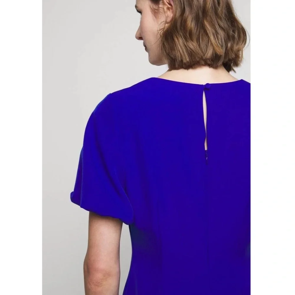 Milly Amelia Cady Dress In Cobalt Blue - Picture 12 of 16